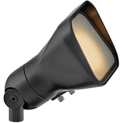 Hinkley Accent 1-Light Outdoor Spot Light in Satin Black Hinkley Accent 1-Light Outdoor Spot Light in Satin Black