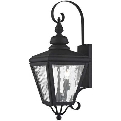 Livex Lighting Cambridge 2 - Light Outdoor Wall in Black Livex Lighting Cambridge 2 - Light Outdoor Wall in Black
