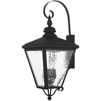 Livex Lighting Cambridge 4 - Light Outdoor Wall in Black Livex Lighting Cambridge 4 - Light Outdoor Wall in Black