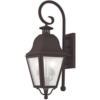 Livex Lighting Amwell 2 - Light Outdoor Wall in Bronze Livex Lighting Amwell 2 - Light Outdoor Wall in Bronze