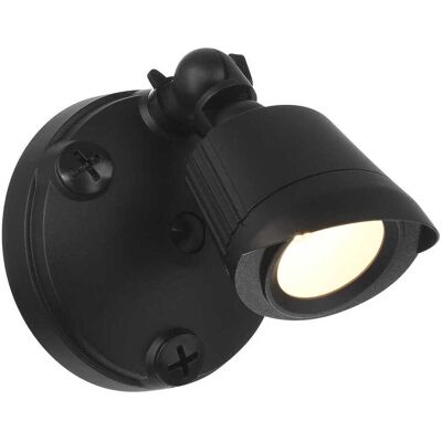 Savoy House 1-Light Outdoor Single Flood Light in Black Savoy House 1-Light Outdoor Single Flood Light in Black