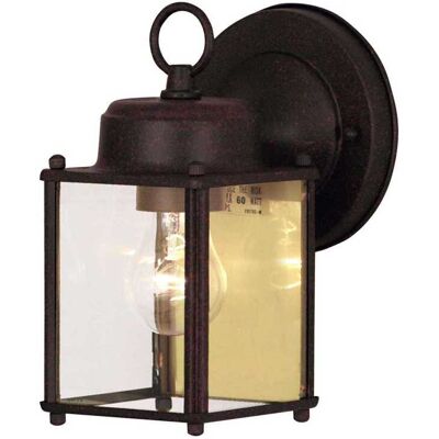 Savoy House Exterior 1 - Light Outdoor Wall in Rust Savoy House Exterior 1 - Light Outdoor Wall in Rust