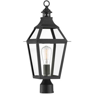 Savoy House Jackson 1 - Light Outdoor Post in Black Gold Savoy House Jackson 1 - Light Outdoor Post in Black Gold