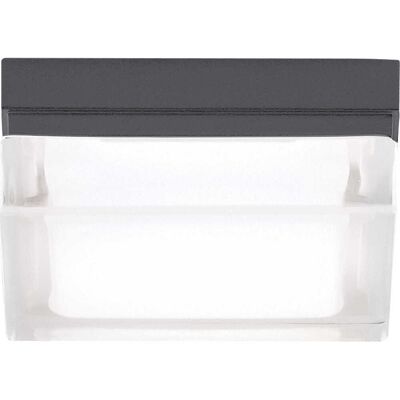 Visual Comfort Modern Boxie 1 - Light Outdoor Ceiling in Charcoal Visual Comfort Modern Boxie 1 - Light Outdoor Ceiling in Charcoal