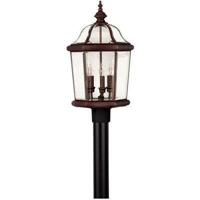 Hinkley Augusta Outdoor Post Light in Copper Bronze Hinkley Augusta Outdoor Post Light in Copper Bronze