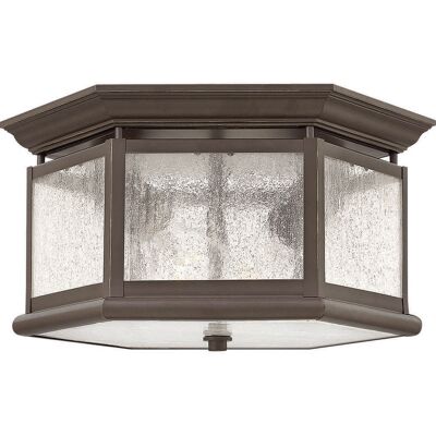 Hinkley Edgewater Outdoor Ceiling Light in Oil Rubbed Bronze Hinkley Edgewater Outdoor Ceiling Light in Oil Rubbed Bronze