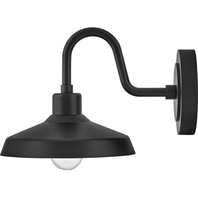 Hinkley Forge 1 - Light Outdoor Wall in Black Hinkley Forge 1 - Light Outdoor Wall in Black