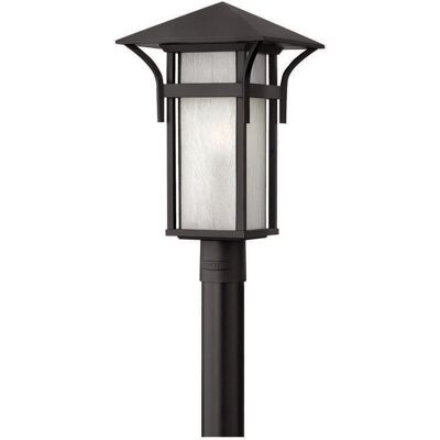 Hinkley Harbor Outdoor Post Light in Satin Black Hinkley Harbor Outdoor Post Light in Satin Black