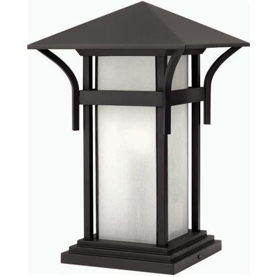 Hinkley Harbor Outdoor Post Light in Satin Black Hinkley Harbor Outdoor Post Light in Satin Black