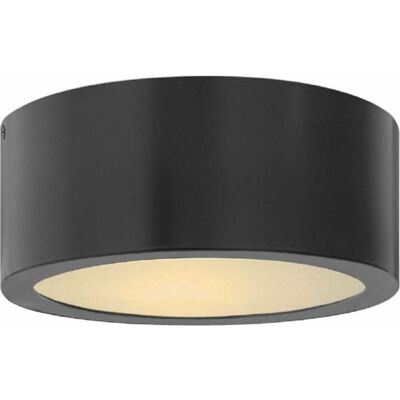 Hinkley Luna 1 Outdoor Ceiling Light in Satin Black Hinkley Luna 1 Outdoor Ceiling Light in Satin Black