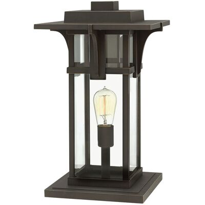 Hinkley Manhattan 1 - Light Outdoor Post in Oil Rubbed Bronze Hinkley Manhattan 1 - Light Outdoor Post in Oil Rubbed Bronze