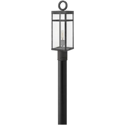 Hinkley Porter 1 - Light Outdoor Post in Aged Zinc Hinkley Porter 1 - Light Outdoor Post in Aged Zinc
