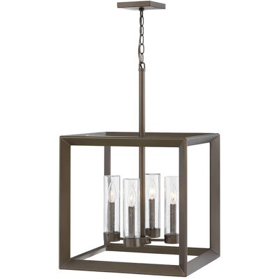 Hinkley Rhodes 4 - Light Outdoor Hanging in Warm Bronze Hinkley Rhodes 4 - Light Outdoor Hanging in Warm Bronze