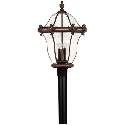 Hinkley San Clemente Outdoor Post Light in Copper Bronze Hinkley San Clemente Outdoor Post Light in Copper Bronze