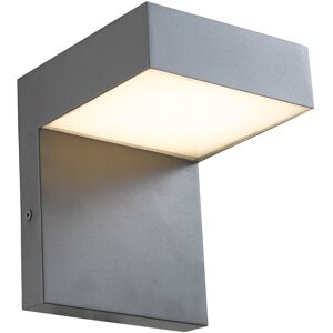Abra Yoga 1-Light Outdoor Wall Light in Matte Black