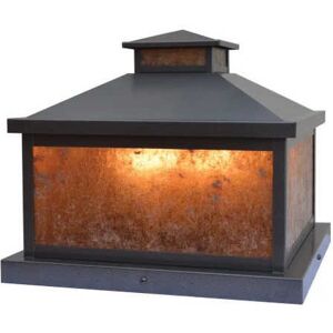 Arroyo Craftsman Canterbury 4 - Light Outdoor Post in Gray
