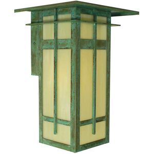 Arroyo Craftsman Finsbury 1 - Light Outdoor Wall in Green