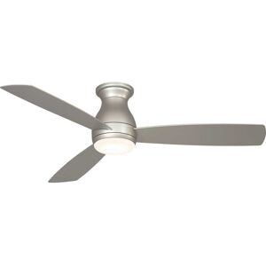 Fanimation Hugh 1 - Light 52" LED Outdoor Ceiling Fan in Brushed Nickel