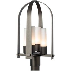 Hubbardton Forge Triomphe 4-Light Outdoor Post Light in Black