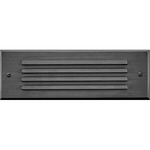 Hinkley Louvered Outdoor Wall Light in Satin Black