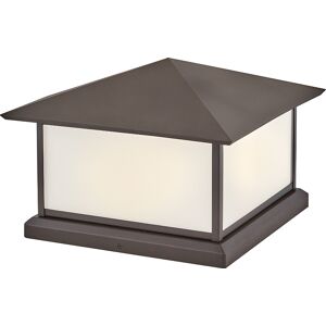 Hinkley 2-Light Outdoor Post Light in Textured Oil Rubbed Bronze