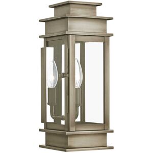 Livex Lighting Princeton 1 - Light Outdoor Wall in Vintage Pewter
