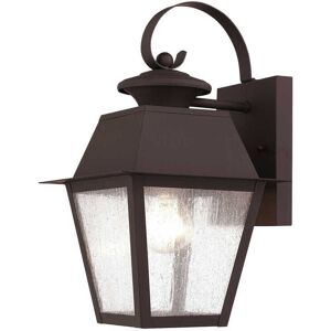 Livex Lighting Mansfield 1 - Light Outdoor Wall in Bronze