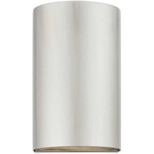 Livex Lighting Bond Outdoor Wall Light in Brushed Nickel