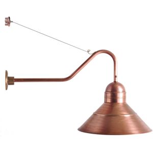 Northeast Lantern Barn 1-Light Outdoor Wall Light in Copper