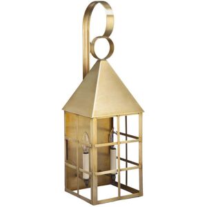 Northeast Lantern York Outdoor Wall Light in Brass
