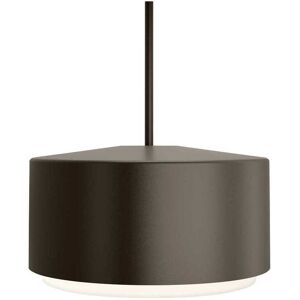 Visual Comfort Modern Roton 1-Light Outdoor Hanging Light in Bronze