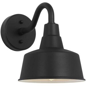 Visual Comfort Studio Barn Light 1-Light Outdoor Wall in Textured Black
