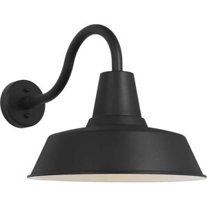 Visual Comfort Studio Barn Light 1-Light Outdoor Wall in Textured Black