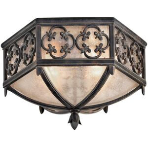 Fine Art Handcrafted Lighting Costa del Sol 2 - Light Outdoor Ceiling in Black