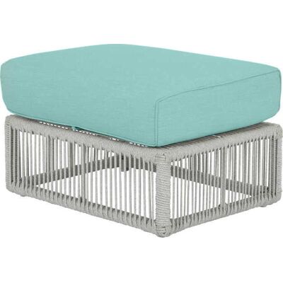 Sunset West Miami Frost Rope Cushion Ottoman Sunset West Miami Frost Rope Cushion Ottoman