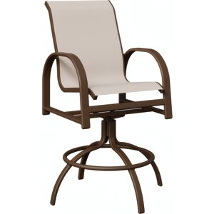 Berlin Gardens Murphy Aluminum Sling Swivel Bar Chair