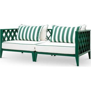 Eichholtz Outdoor Green Finish Blaise Off-white Florent Sofa