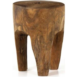 Four Hands Outdoor Balta Teak Root Round End Table