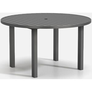 Homecrest Latitude Aluminum Round Cafe Post Table with Umbrella Hole