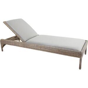 Kingsley Bate Milano Wicker Cushion Chaise Lounge