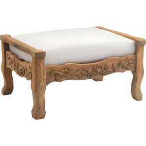 Kingsley Bate Normandy Teak Cushion Ottoman