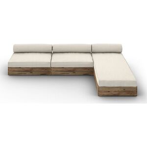 MamaGreen Aiko Teak Cushion Outdoor Lounge Set