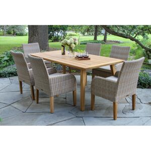 Outdoor Interiors Teak Dining Set