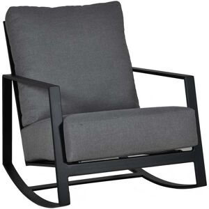 Castelle Prism Deep Seating Aluminum Rocking Outdoor Lounge Chair