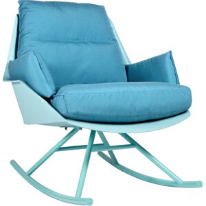 Resol Anou Rocking Lounge Chair Turquoise Adriatic