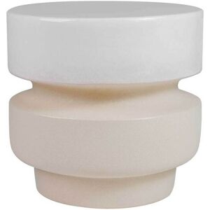 Seasonal Living Provenance Ceramic Mist Gloss/Sand Matte Balance Stool/ Round Accent Table