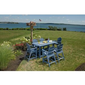 Seaside Casual Classic Adirondack Recycled Plastic Bar Set