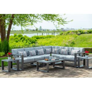 Seaside Casual Mia Recycled Plastic Cushion Outdoor Lounge Set