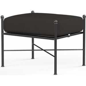 Sunset West Provence Pewter Wrought Iron Cushion Ottoman