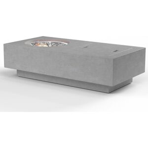 Sunset West GFRC Rectangular Tank Outdoor Patio Fire Pit Table
